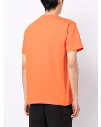 T-shirt à col rond orange Izzue