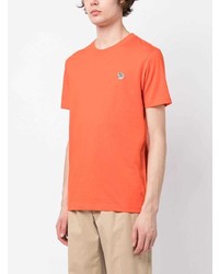 T-shirt à col rond orange PS Paul Smith