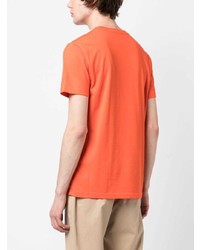 T-shirt à col rond orange PS Paul Smith