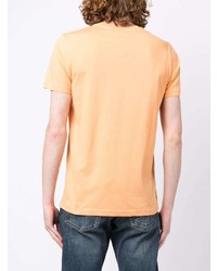 T-shirt à col rond orange PS Paul Smith