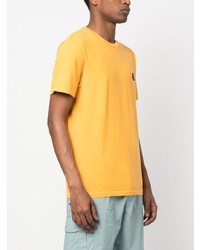 T-shirt à col rond orange Parajumpers
