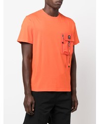 T-shirt à col rond orange Parajumpers