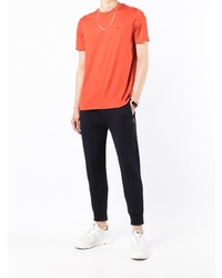 T-shirt à col rond orange Emporio Armani