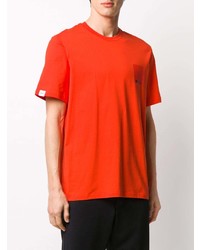 T-shirt à col rond orange MSGM