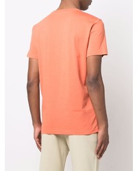 T-shirt à col rond orange Diesel