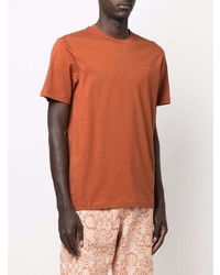 T-shirt à col rond orange Marni