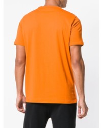 T-shirt à col rond orange Diesel