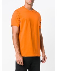 T-shirt à col rond orange Diesel