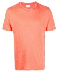 T-shirt à col rond orange MARANT