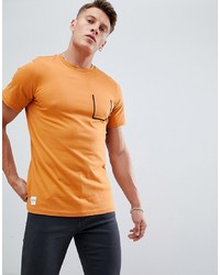 T-shirt à col rond orange NATIVE YOUTH