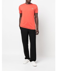 T-shirt à col rond orange PS Paul Smith