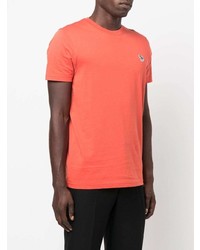 T-shirt à col rond orange PS Paul Smith