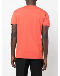 T-shirt à col rond orange PS Paul Smith