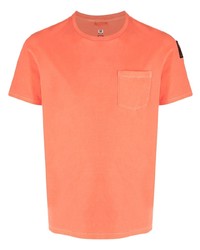 T-shirt à col rond orange Parajumpers