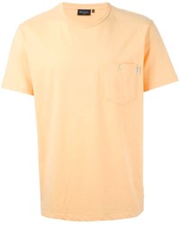 T-shirt à col rond orange Paul Smith