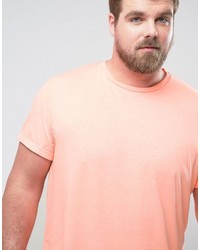 T-shirt à col rond orange Asos