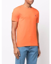 T-shirt à col rond orange Polo Ralph Lauren