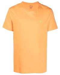 T-shirt à col rond orange Polo Ralph Lauren