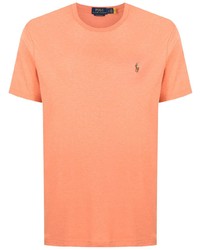 T-shirt à col rond orange Polo Ralph Lauren