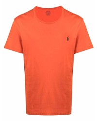 T-shirt à col rond orange Polo Ralph Lauren
