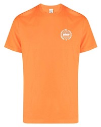 T-shirt à col rond orange Sporty & Rich