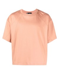 T-shirt à col rond orange Styland