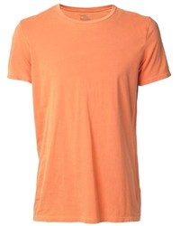 T-shirt à col rond orange