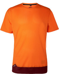 T-shirt à col rond orange
