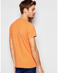 T-shirt à col rond orange Jack Wills