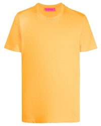 T-shirt à col rond orange The Elder Statesman