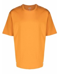 T-shirt à col rond orange Vans