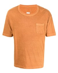 T-shirt à col rond orange VISVIM