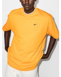 T-shirt à col rond orange Nike