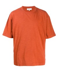 T-shirt à col rond orange YMC