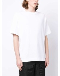 T-shirt à col rond orné blanc Simone Rocha