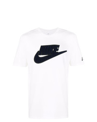 T-shirt à col rond orné blanc Nike