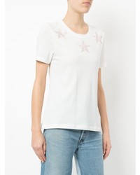 T-shirt à col rond orné blanc GUILD PRIME
