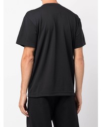 T-shirt à col rond orné noir Comme Des Garcons Homme Plus