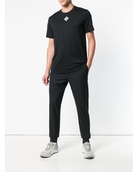 T-shirt à col rond orné noir Givenchy