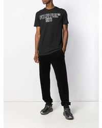 T-shirt à col rond orné noir Philipp Plein