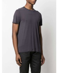 T-shirt à col rond pourpre foncé Rick Owens