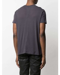 T-shirt à col rond pourpre foncé Rick Owens