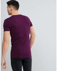 T-shirt à col rond pourpre Asos