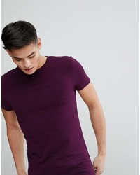 T-shirt à col rond pourpre Asos