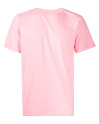 T-shirt à col rond rose A.P.C.