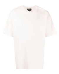 T-shirt à col rond rose A.P.C.