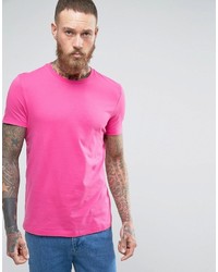 T-shirt à col rond rose Asos