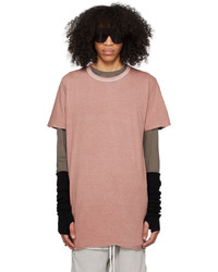 T-shirt à col rond rose Boris Bidjan Saberi