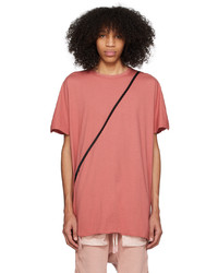 T-shirt à col rond rose Boris Bidjan Saberi