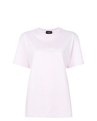 T-shirt à col rond rose Calvin Klein 205W39nyc